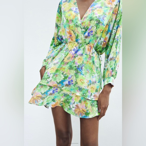 FLORAL PRINT DRESS - Picture 8 of 14